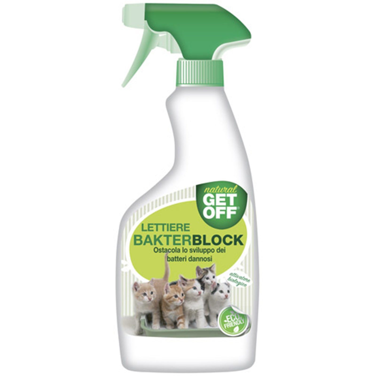 Insetticida "Bakter block" sanificante per cucce, cani e gatti repellente spray