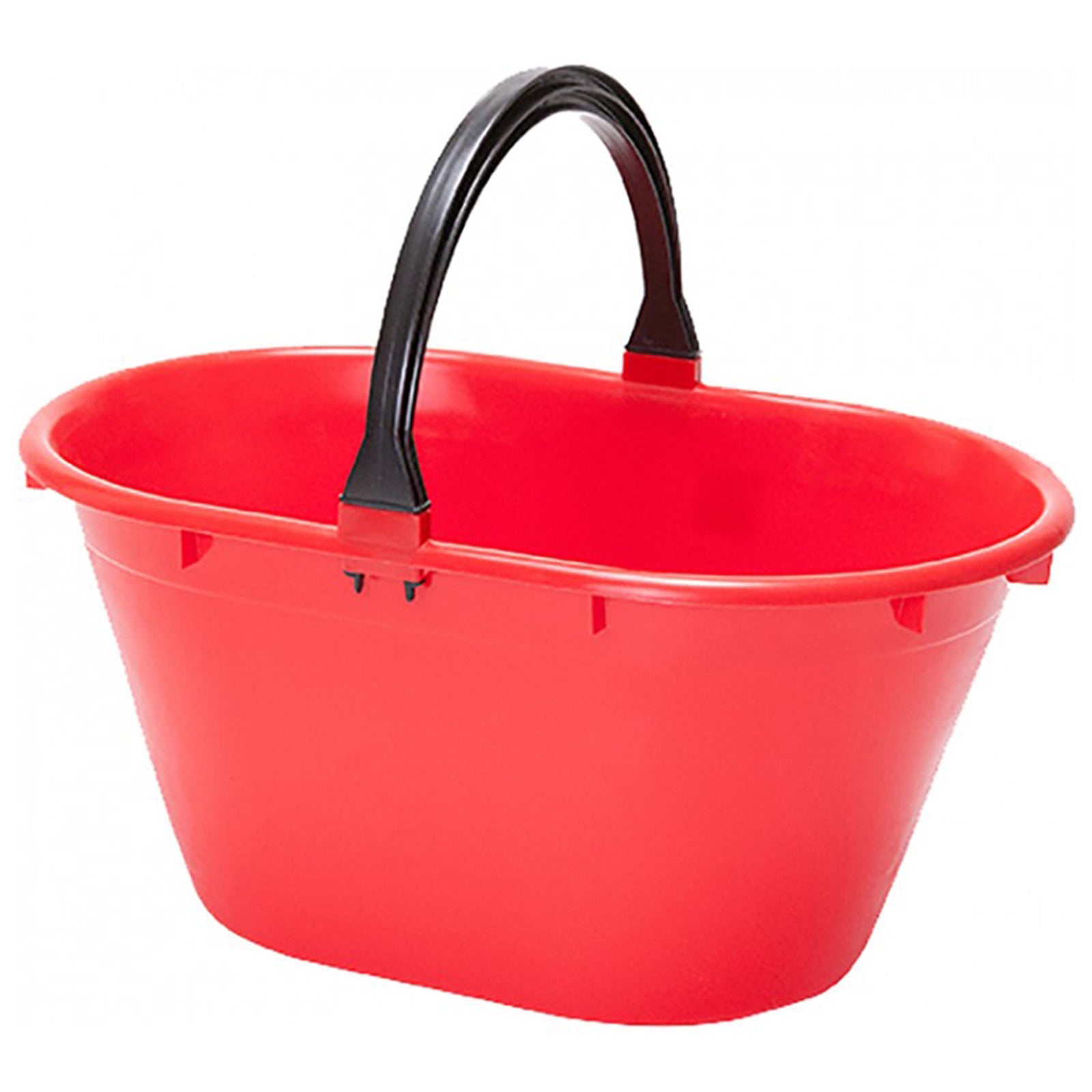 Cesto agricolo con manico oscillante in plastica per raccolta frutta