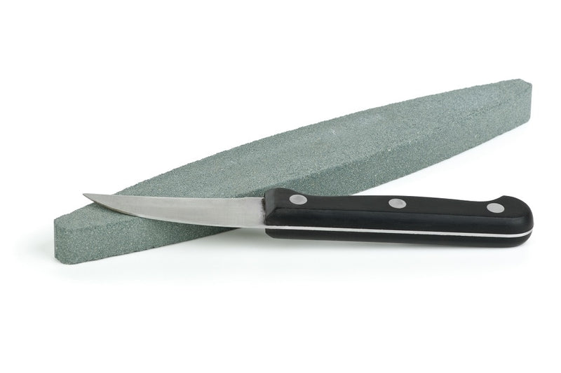 Pietra cote per affilare coltelli, forbici e falci al carburo di silicio 23 cm