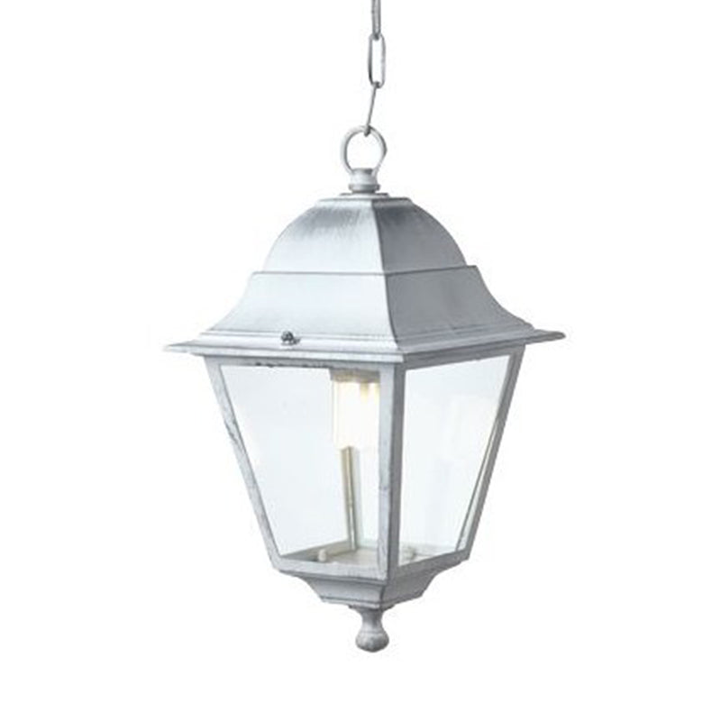 Lanterna con catena "Old" lampada da esterno in alluminio anticato 60 w
