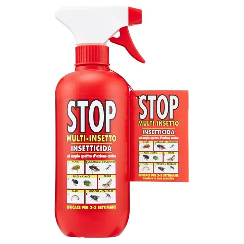 Insetticida Multi Insetto spray  "Stop" da interno per casa e ufficio 375 ml