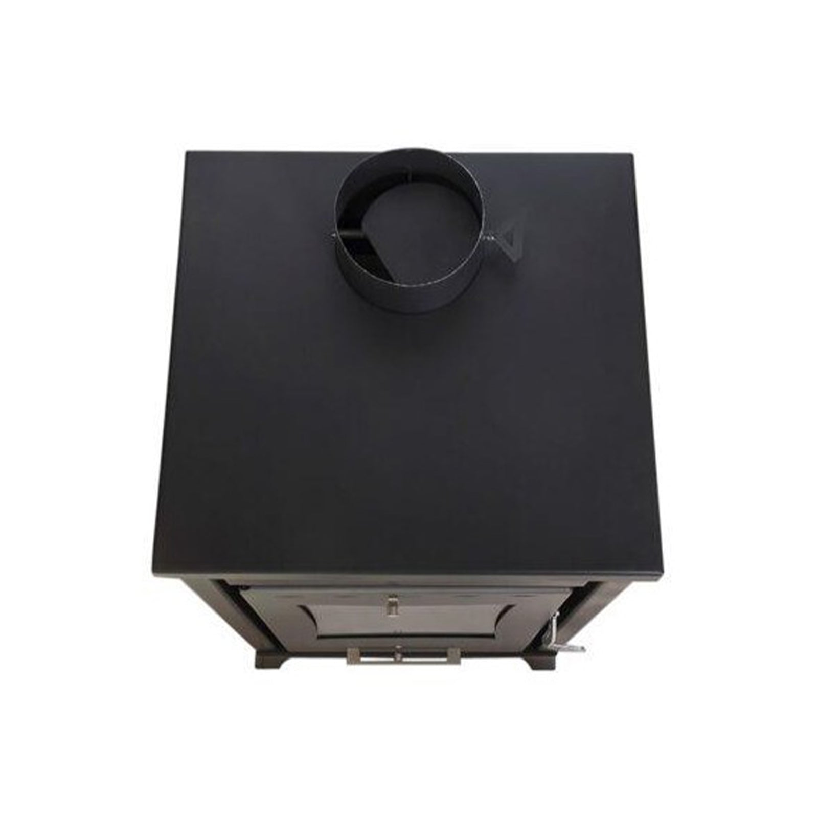 Stufa a legna "Ermes" 8,5 kW in acciaio verniciato caminetto h 74 cm