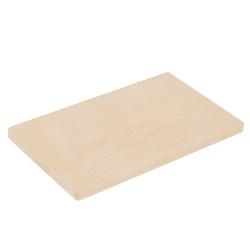 Tagliere rettangolare da portata in legno di faggio per alimenti 40 x 25 cm
