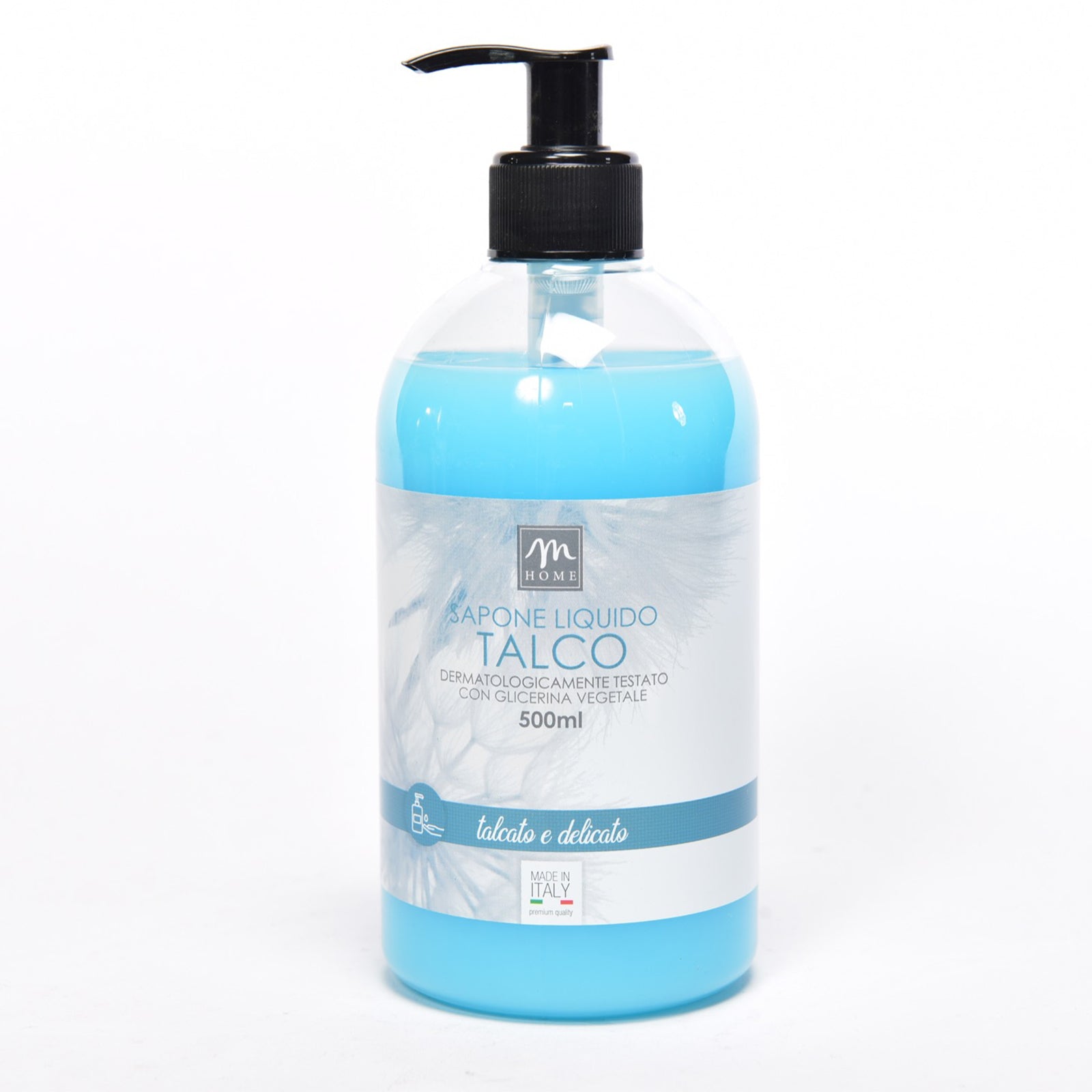 Dispenser di Sapone liquido da 500 mL profumato dermatologicamente testato con glicerina vegetale