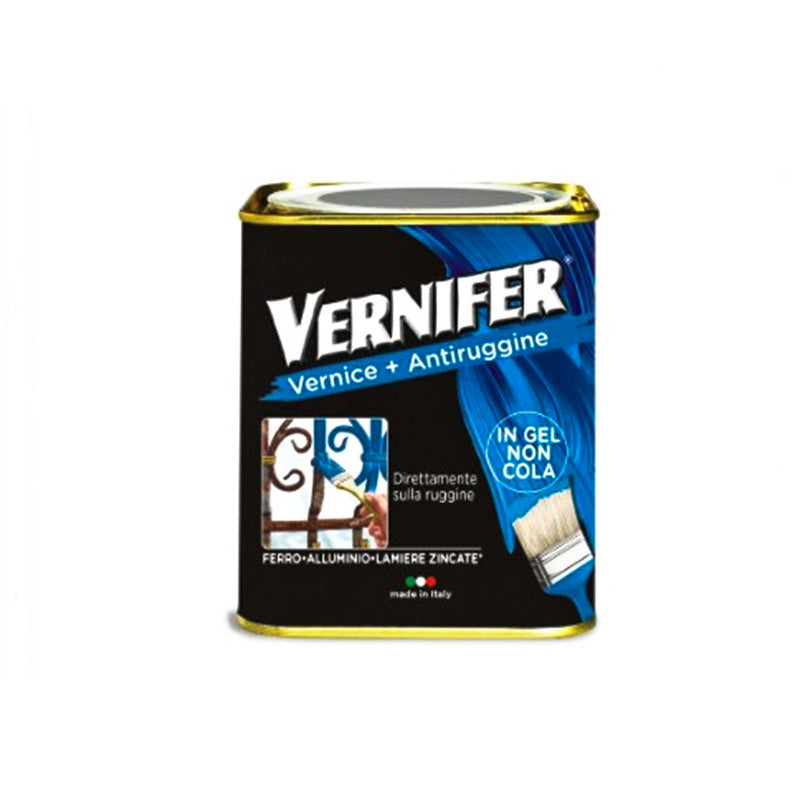 Smalto Vernifer tinte brillanti con antiruggine e vernice in gel ml750