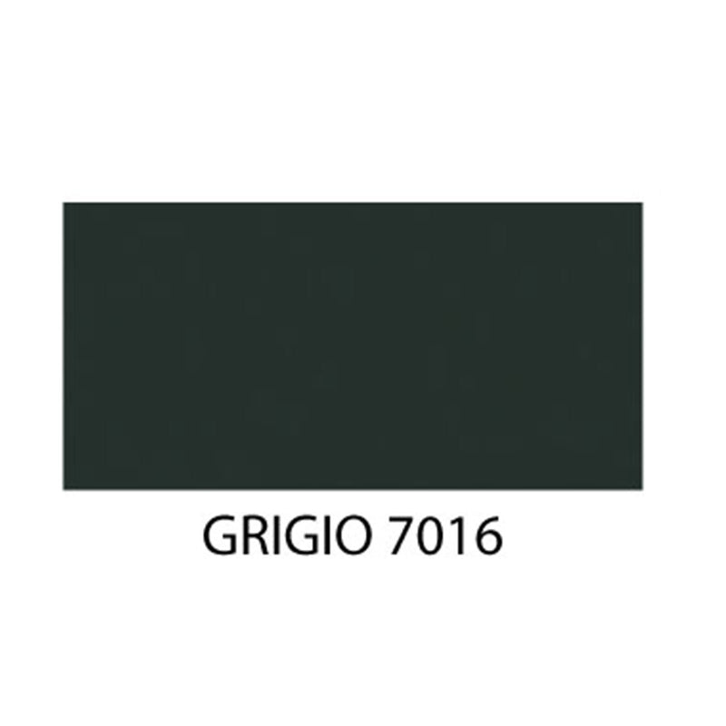Zanzariera a carrarmato su misura ''Metra'' profilo Grigio Topo apertura laterale (Made in Italy)